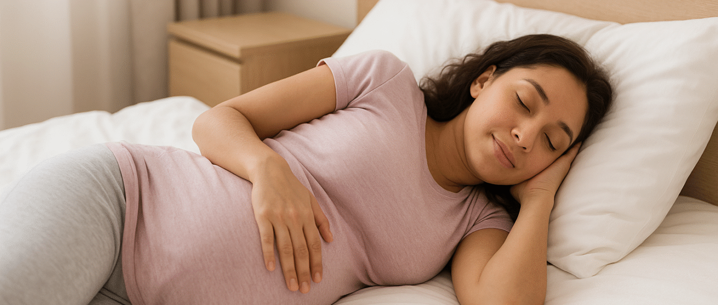 Discover if it's safe to sleep on your stomach while pregnant and explore better sleep positions for each trimester.