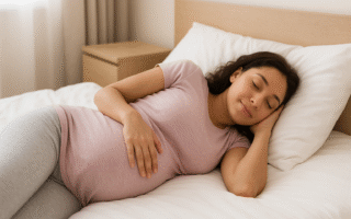 Discover if it's safe to sleep on your stomach while pregnant and explore better sleep positions for each trimester.