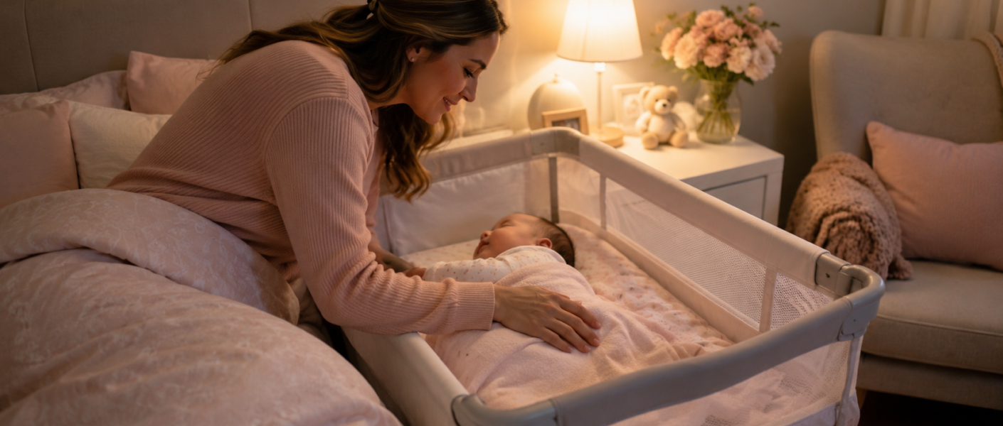 Can a bedside sleeper help first-time moms