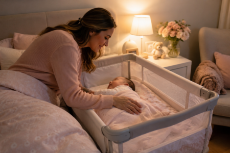 Can a bedside sleeper help first-time moms